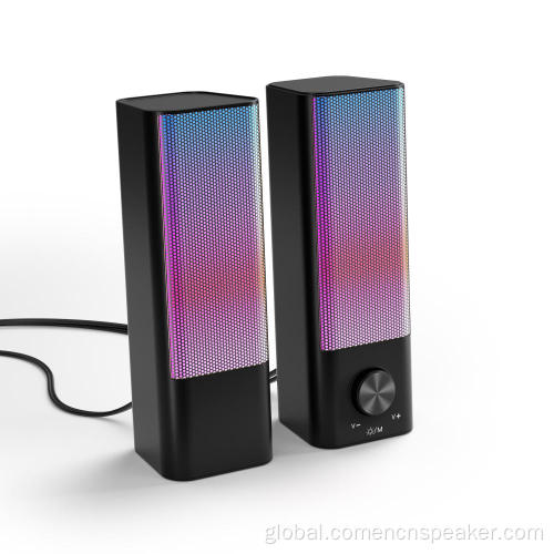 RGB Light Screen Display Speaker Manget 2.0 speaker with bluetooth Manufactory